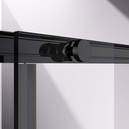 Душевой уголок Vincea Slim-N VSS-4SN8010CLB, 1000*800, черный, стекло Прозрачный