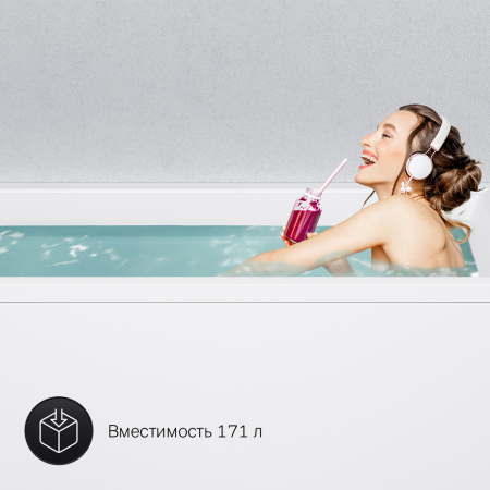 W90A-170-070W-A1 Gem, Ванна акриловая AM.PM A1 170x70см