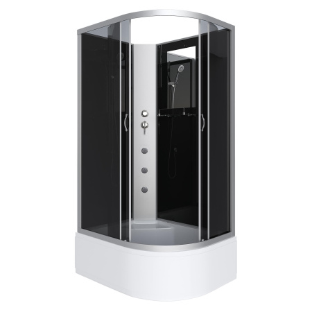 Душевая кабина Niagara Classic NG-2510-14LBKG (120х80х200) высокий поддон(40см),стекло тонированное