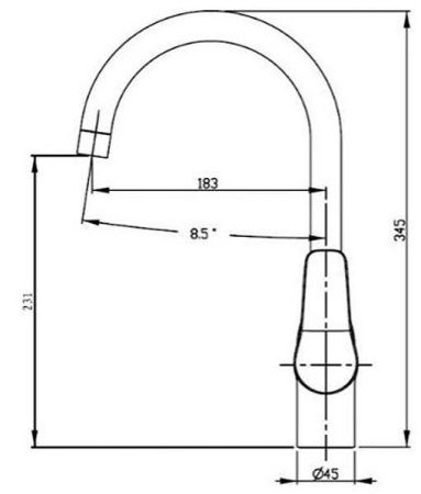 Cмеситель для мойки Kaiser Sens 74044