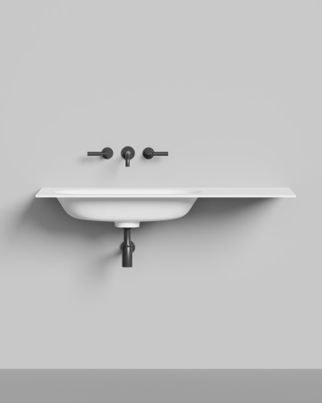 Раковина столешница Salini ONDA FLOW OVAL 72, белый, 14022042MN