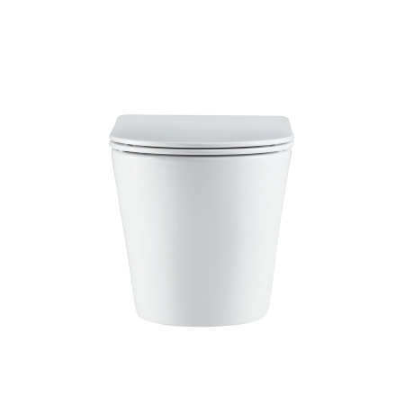 Унитаз подвесной Vincea Tornado Piatti VT1-11T безободковы, цвет белый, ультратонкое soft-close сиденье