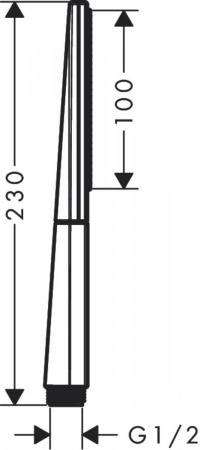 Ручной душ Hansgrohe Rainfinity 26866000 хром