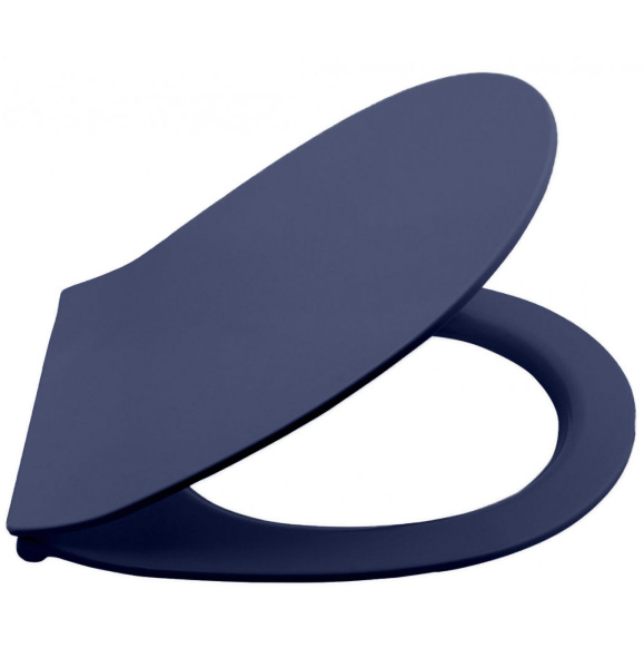 Сиденье для унитаза ISVEA Sentimenti Neo D40 ШГ 367*440 синий матовый 40D40544I-S