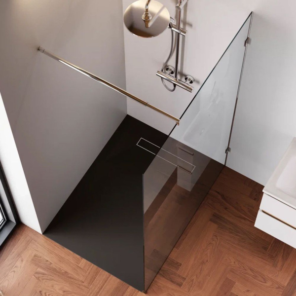 W94WI-120-F1-MTE Душевая перегородка AM.PM X-Joy 120x195, стекло прозр. 6 мм + покрытие, фурнитура мат хром