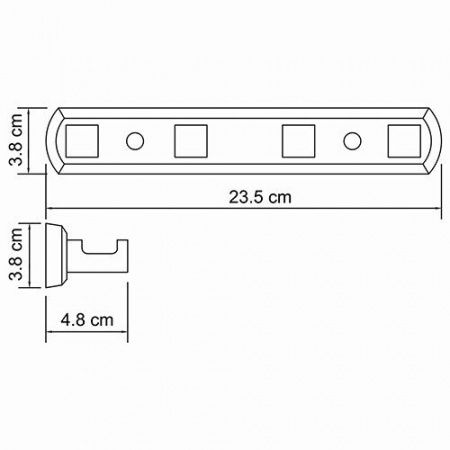 Кронштейн настенный WasserKRAFT Lippe K-6574