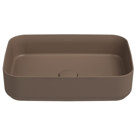 Раковина ISVEA Infinity накладная 500*360*120 цвет коричневый 10NF65050SV-2H