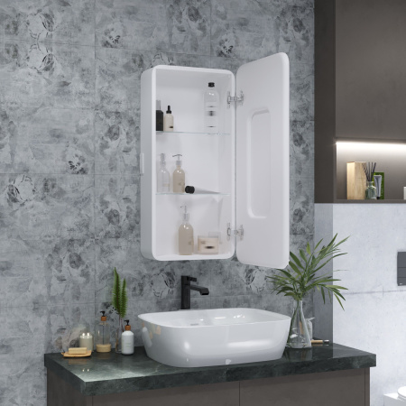 Зеркало-шкаф Taliente CBled 40 см TA-CBled-EL4080R белый с подсветкой универсальный