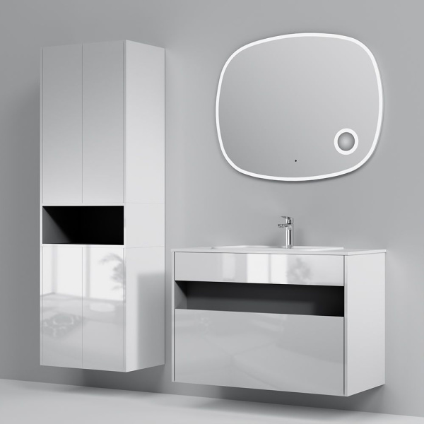 M8FFUX1001WG Func База под раковину AM.PM, 1 ящик (pull-out), 100 см, цвет белый глянец