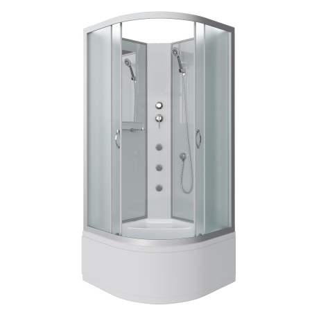 Душевая кабина Niagara Classic NG-2309-14BKG (100х100х200) высокий поддон(40см),стекло матовое