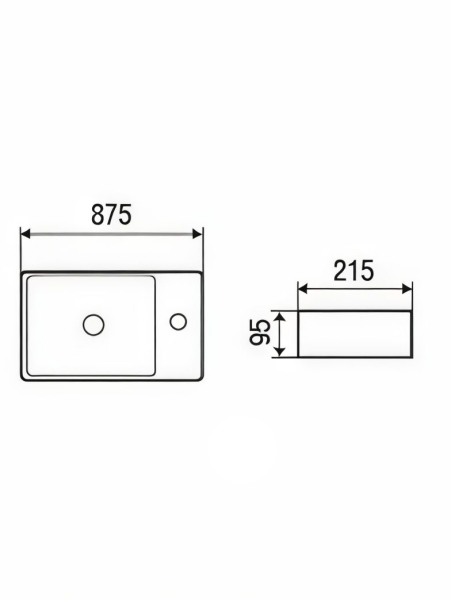 Раковина подвесная WeltWasser WW AISBACH 5111 L