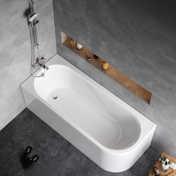 W94A-170L70W-A X-joy Ванна акриловая AM.PM угловая левосторонняя 170x70 см