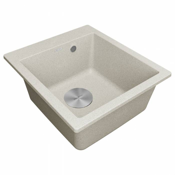 Мойка Paulmark KANTE 45 PM104651-GR 510х465х200 мм, IT-GRANIT, серый