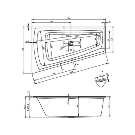 Ванна Riho Still Smart 170 R