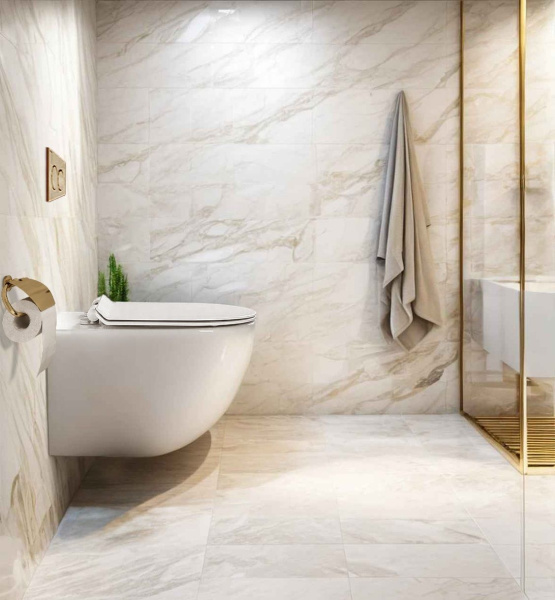 Унитаз CLIO Aria Tornado подвесной безободковый белый со смывом торнадо Ceruttispa CT10582 (525х355х335)