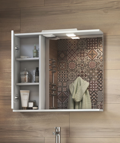 Зеркало со шкафом VIGO Diana z.DIA.80.L.El, 80 см