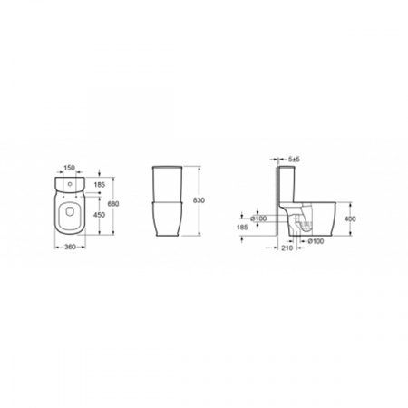 Унитаз напольный Lavinia Boho Smart F-Control Multi 39400080