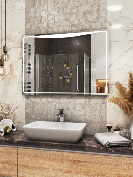 Зеркало VIGO Eva Media L 1000, 100 см