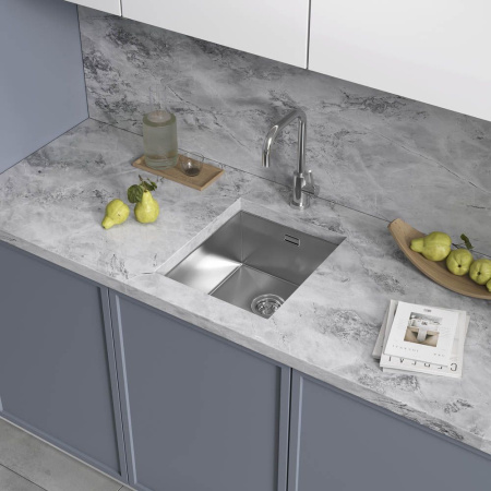 Кухонная мойка Reflexion Como RX2038SS полированная сталь