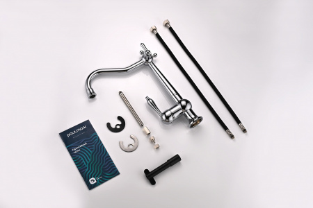 Смеситель для кухни Paulmark RETRO Re213226-CR, хром