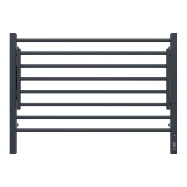 Полотенцесушитель электрический с полкой Terminus Горизонт П8 80х60 КС, черный муар