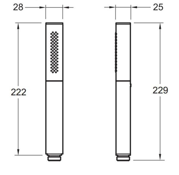 Ручной душ Jacob Delafon Shift Ellipse E45892-BN