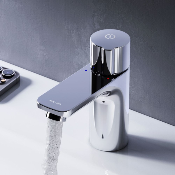 F85A02500_xxx  X-Joy, TouchReel Смеситель для умывальника AM.PM, хром.