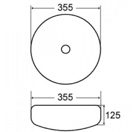 Раковина MELANA MLN-7078D