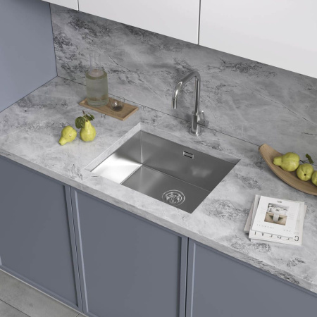 Кухонная мойка Reflexion Como RX2054SS полированная сталь