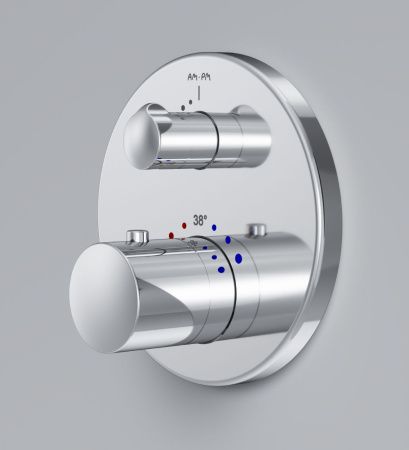 Смеситель для ванны и душа AM.PM Like F8085500 с термостатом, монтируемый в стену
