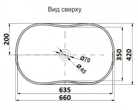 Раковина накладная CeramaLux 9175