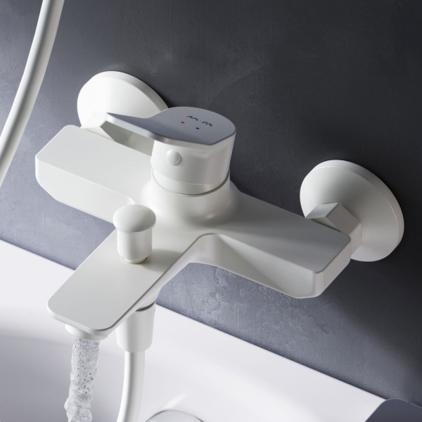 F85A10033 X-Joy Смеситель для ванна и душа AM.PM, белый