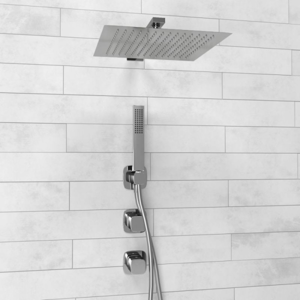 A8651.312.090.118.326.087.103  Встраиваемый комплект для душа WasserKRAFT с верхней душевой насадкой и лейкой