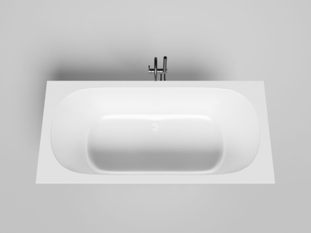 Ванна встраиваемая Salini ORNELLA AXIS KIT 190x90, S-Stone, матовый белый 103522M