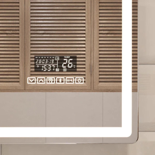 Зеркало VIGO Geometry Media voice 1200