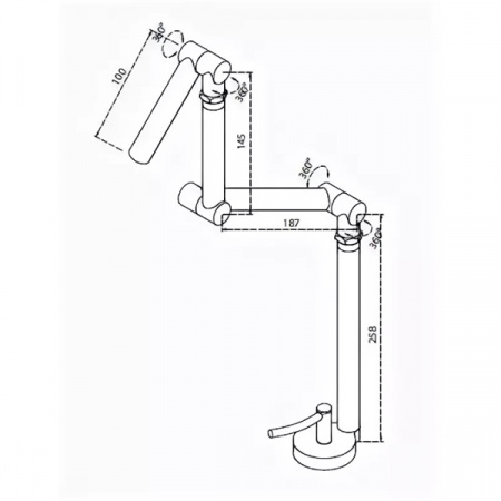 Смеситель для мойки Kaiser Feder 47355