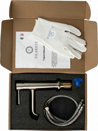 Cмеситель для раковины FILARETE Roun FL5020 (Никель)