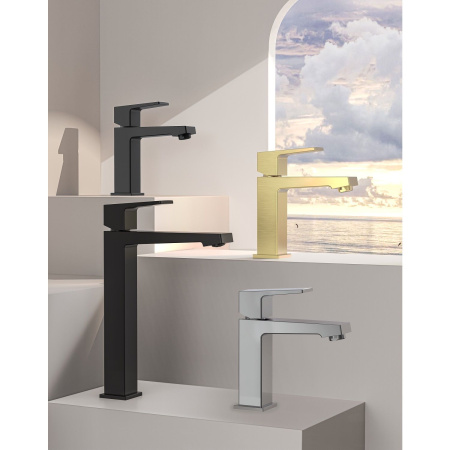 Смеситель для раковины Splenka S01.10.03, золотой сатин