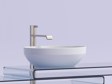 Умывальник чаша накладная овальная Ceramicanova Element 502*363*145мм, белый, CN6056