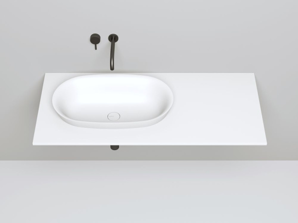 Раковина полувстраиваемая Salini MAREA 01 покраска по RAL полностью, 1802201MF