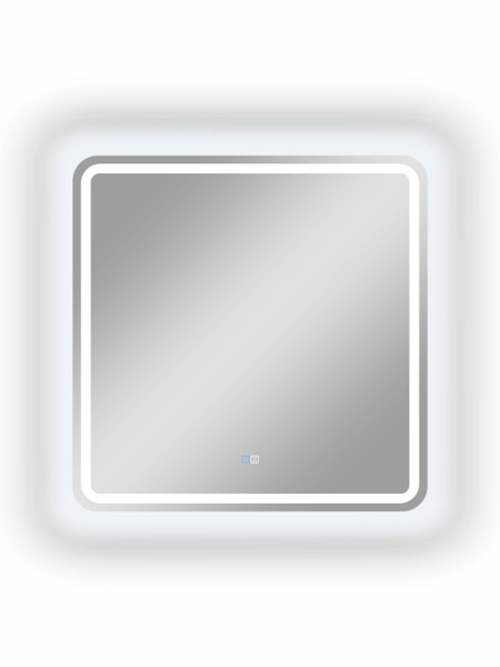 Зеркало Reflexion Blessed RF5446BL с фоновой подсветкой, к/с, диммером, антипаром 800х800