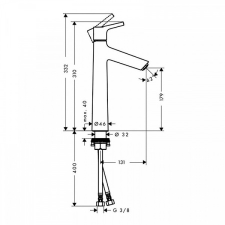 Смеситель для умывальника Hansgrohe Talis S 72032000