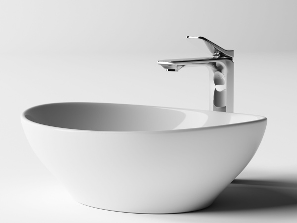 Умывальник чаша накладная овальная  Ceramicanova Element  405*330*140 мм, Белый, CN6016