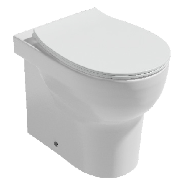 Унитаз ISVEA Absolute приставной 347*500*410 белый 10AB10002SV