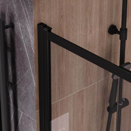 Ограждение на ванну Reflexion RX15090CBL-21 150х90см Slider, прозрачное закаленное стекло 5мм