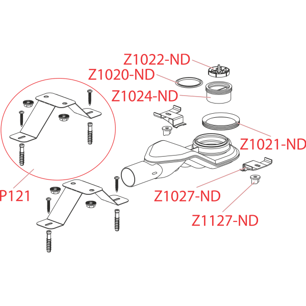 Сифон для душа AlcaPlast APZ-S6