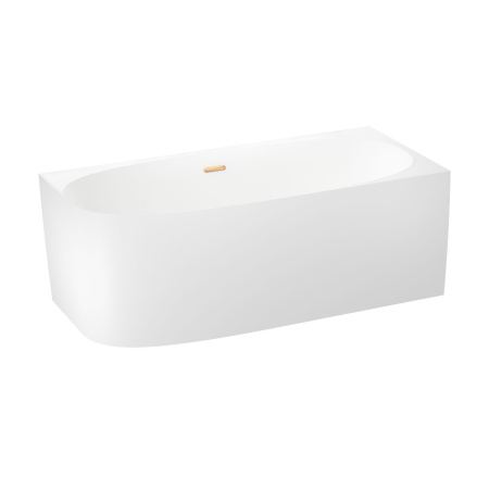 Акриловая ванна в наборе 4 в 1: пристенная ванна (правый разворот), каркас, экран, слив-перелив Wellsee Belle Spa 2.0 235806004