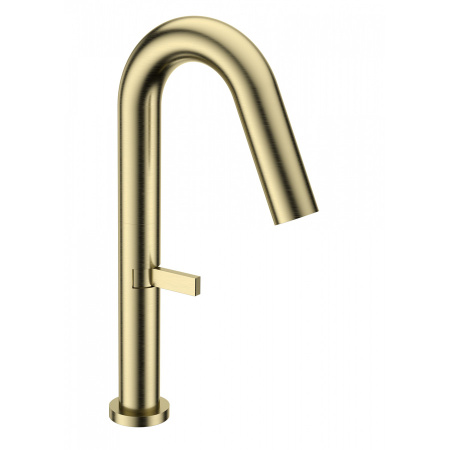 Смеситель для раковины высокий WONZON & WOGHAND, Брашированное золото (WW-6068-BG)