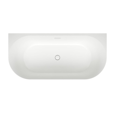 Акриловая ванна в наборе 4 в 1: пристенная ванна, ножки, экран, слив-перелив Wellsee Belle Spa 3.0 235901002