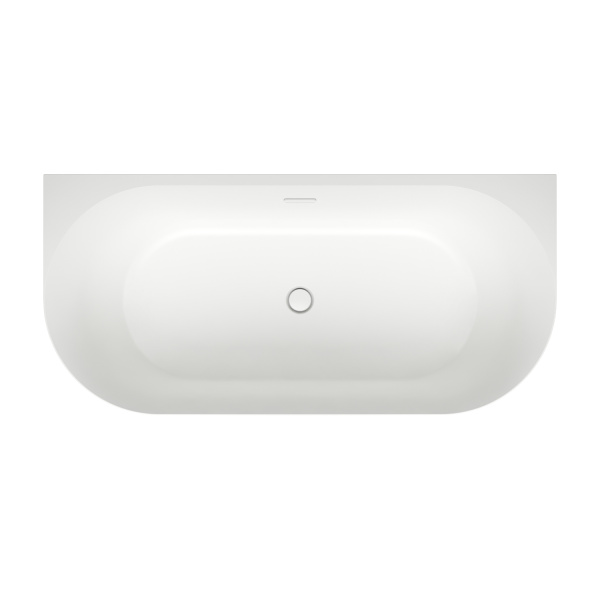 Акриловая ванна в наборе 4 в 1: пристенная ванна, ножки, экран, слив-перелив Wellsee Belle Spa 3.0 235901002